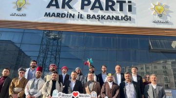 Musul Kültür Sanat Evi temsilcilerinden AK Parti ziyareti