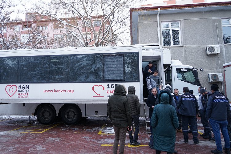Konya Büyükşehir personelinden ‘kan bağışı’ seferberliği