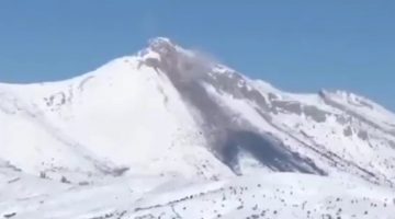 Kahramanmaraş’taki Kuşkayası dağı yanıyor