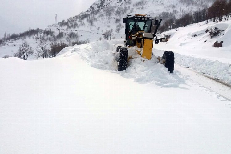 Bingöl’de kar 283 köy yolunu ulaşıma kapattı!