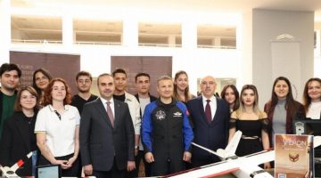 Bakan Kacır ve ilk Türk astronot Gezeravcı Dokuz Eylül’de