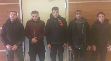 Edirne’de 5 göçmen yakalandı