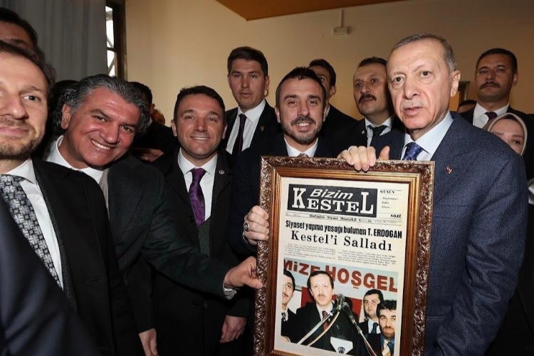 Bursa Kestel’den Cumhurbaşkanı Erdoğan’a anlamlı hediye