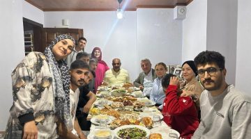 Günay Başkan, Turan Ailesi ile iftar yaptı