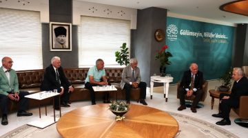 Bursaspor yönetiminden Başkan Özdemir’e ziyaret