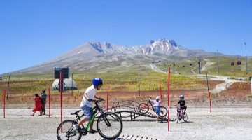 Erciyes’te bisiklet sezonu açıldı