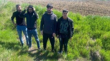 Edirne’de 4 göçmen yakalandı